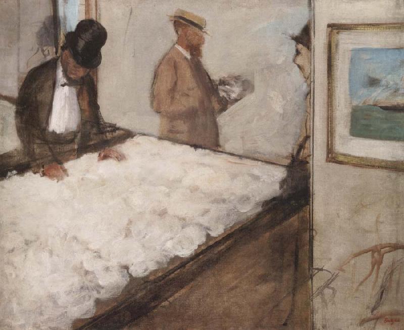 Cotton Merchants in New Orleans, Edgar Degas